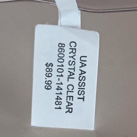 UNDER ARMOUR ASSIST Sunglasses Green Mirror Lens Rectangular Clear Frame NEW - Picture 12 of 12